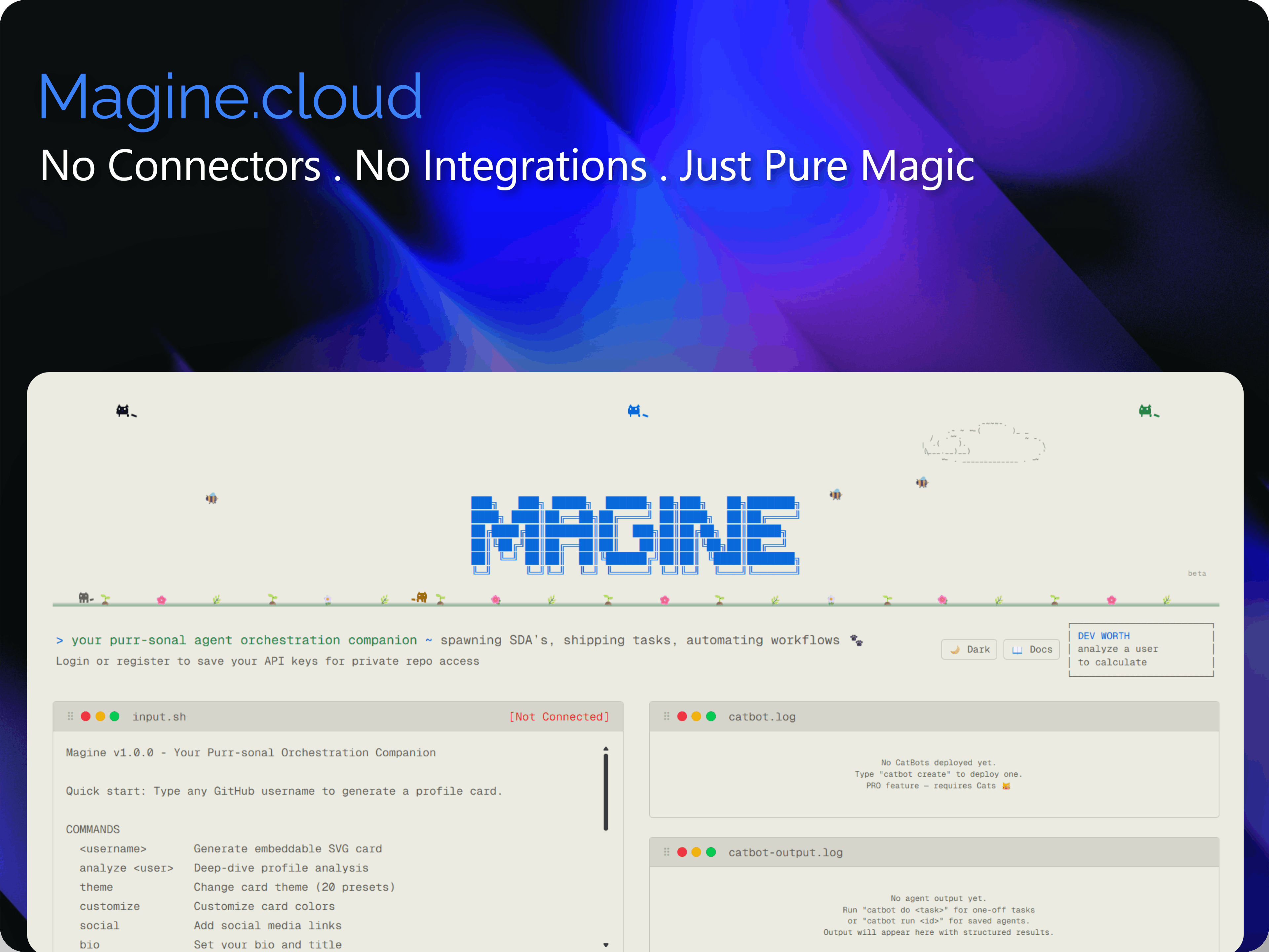 Magine AI - Terminal Interface